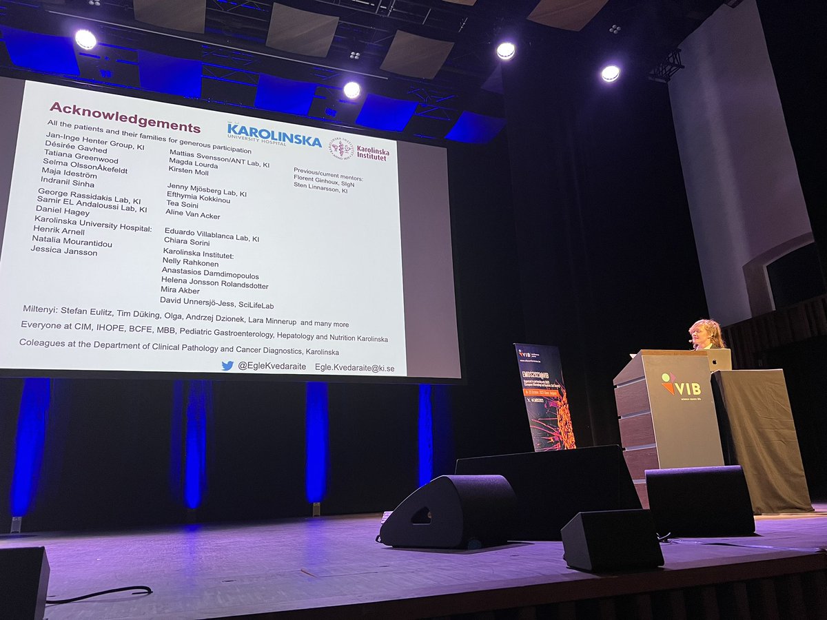 Charlotte Scott (@kc_dc_01) on Twitter photo Another fantastic selected talk from <a href="/EgleKvedaraite/">Egle Kvedaraite</a> on mono/mac stromal crosstalk in the intestine! #EMDS2023 @VIBConferences Another fantastic selected talk from <a href="/EgleKvedaraite/">Egle Kvedaraite</a> on mono/mac stromal crosstalk in the intestine! #EMDS2023 @VIBConferences