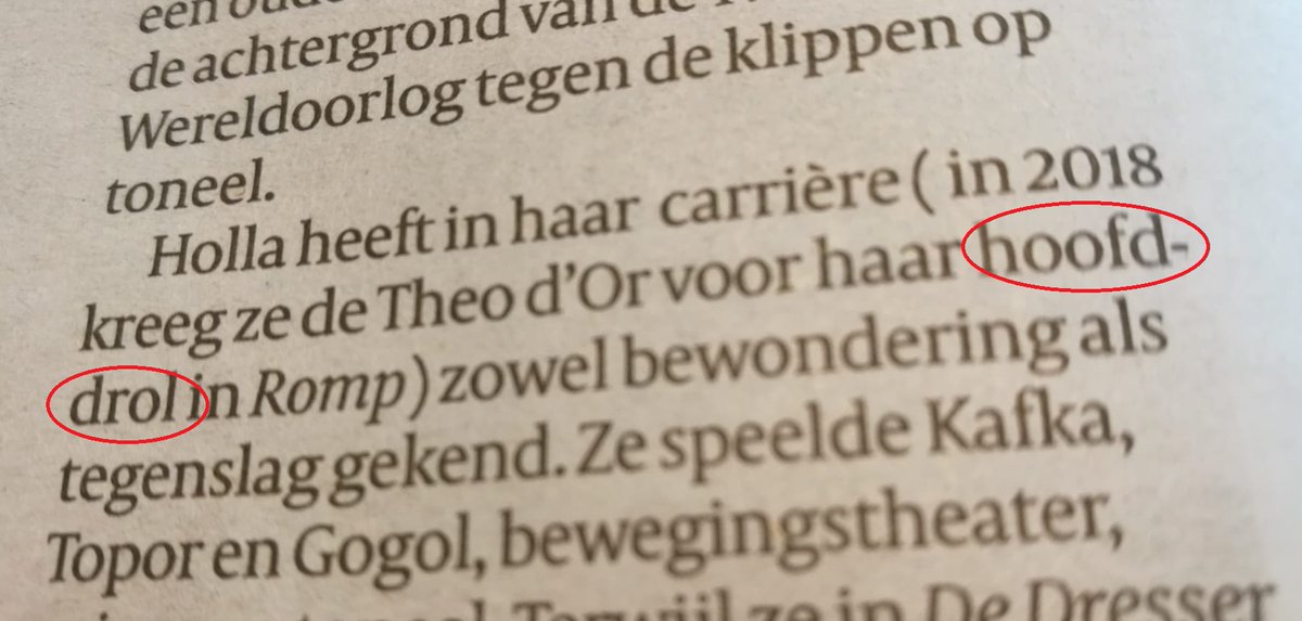 VOLKSKRANT! NEE!