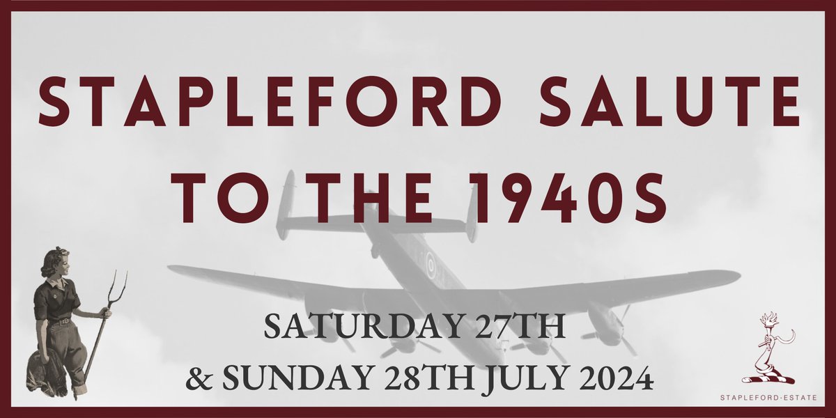 Stapleford Salute to the 1940s is back for 2024!
We are on the look out for trade stalls, food vendors, reenactor and display groups who can help bring this event to life!

Application forms ⬇️
Reenactors and Displays: forms.office.com/e/TphE54htpS
Trade Stalls: forms.office.com/e/vaJajuLQVQ