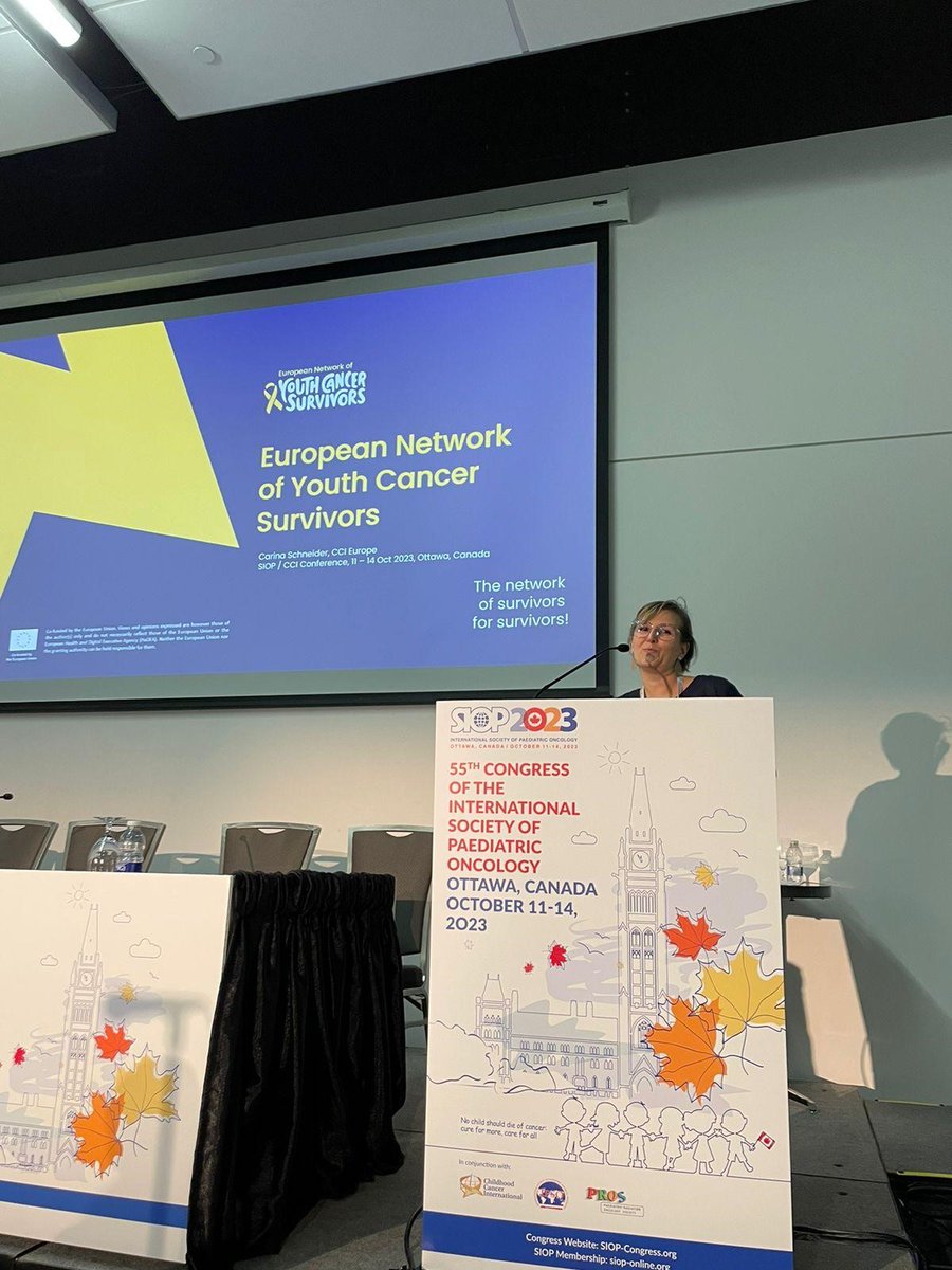 Thank you, @IntChildCancer, for the opportunity to present EU-CAYAS-NET at last week's CCI Annual International Conference in Ottawa!

The response was amazing & we are excited to welcome international participants to join the network! 😊

#eycayasnet  #SIOPCongress #CCICongress