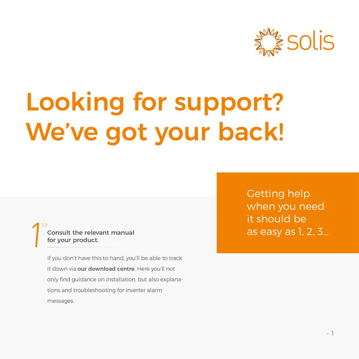Solis_Inverters's tweet photo. #SolisService Looking for support? We've got your back! Check out our comprehensive Solis Service Sheet, your ultimate solution center. Simply follow the steps provided, explore our #FAQs, and clear up any uncertainties – ensuring a smooth and enjoyable experience on your solar journey with #SolisTeam

Solis: World's 3rd Largest PV Inverter Manufacturer 🌞

#Solisinverter #inverter #hybridinverter #solarenergy #smartenergy #cleanenergy #energytransition #support #service