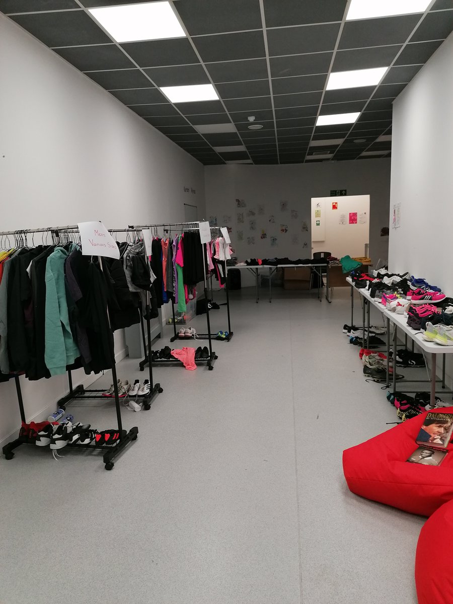 KALCommunity's tweet photo. The team have been busy setting up the pop-up shop this morning!

Join us at Bridgegate Wellbeing Hub from 10am-2pm to get your hands on some preloved items! All FREE to new homes. https://t.co/iSCy5cftau