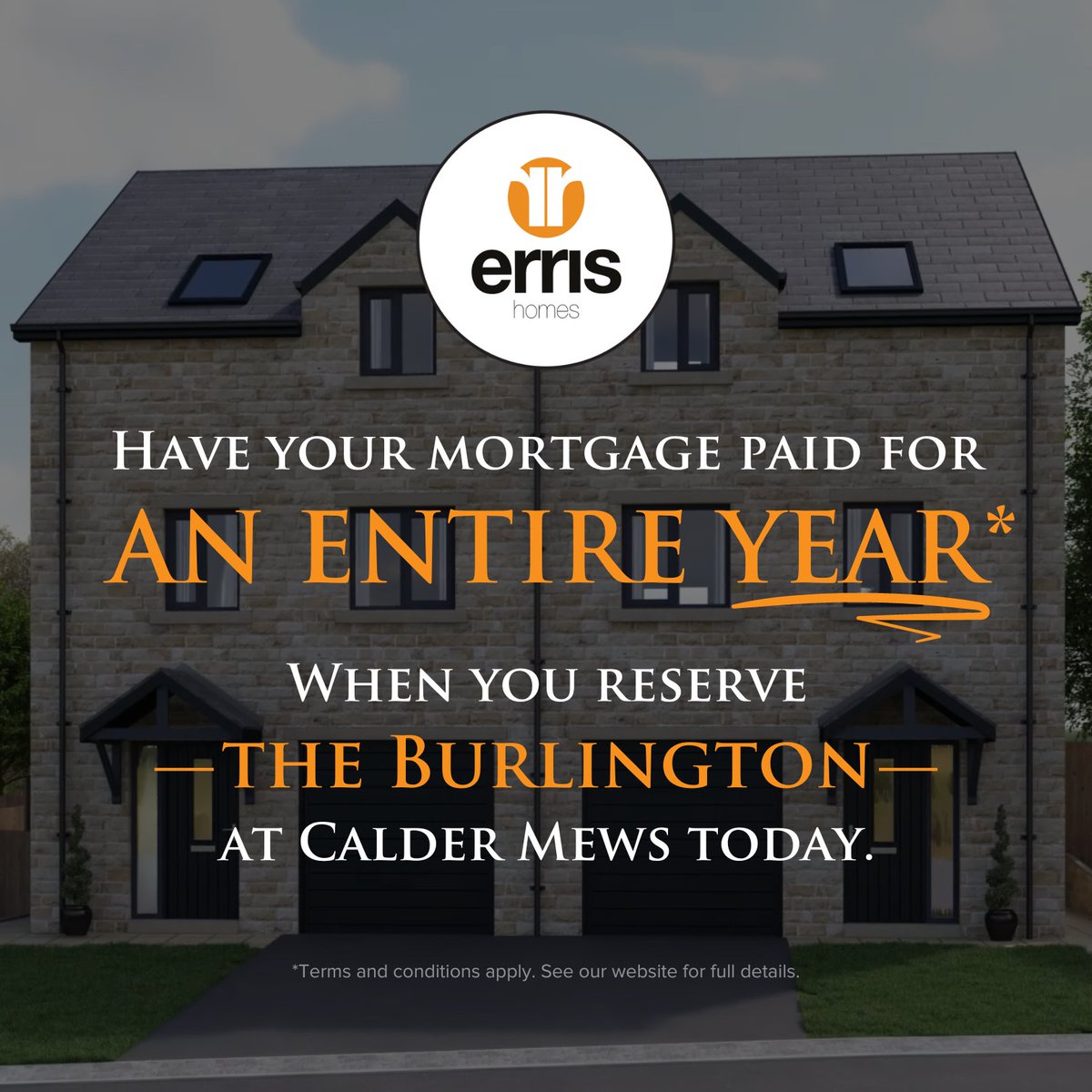 🤩❗ DON'T MISS OUT! The Burlington, our plot 20 offering at Calder Mews, is available for reservation TODAY, alongside our exclusive mortgage offer!

👉 For more information, visit our Burlington webpage: errishomes.com/new-homes/hali…