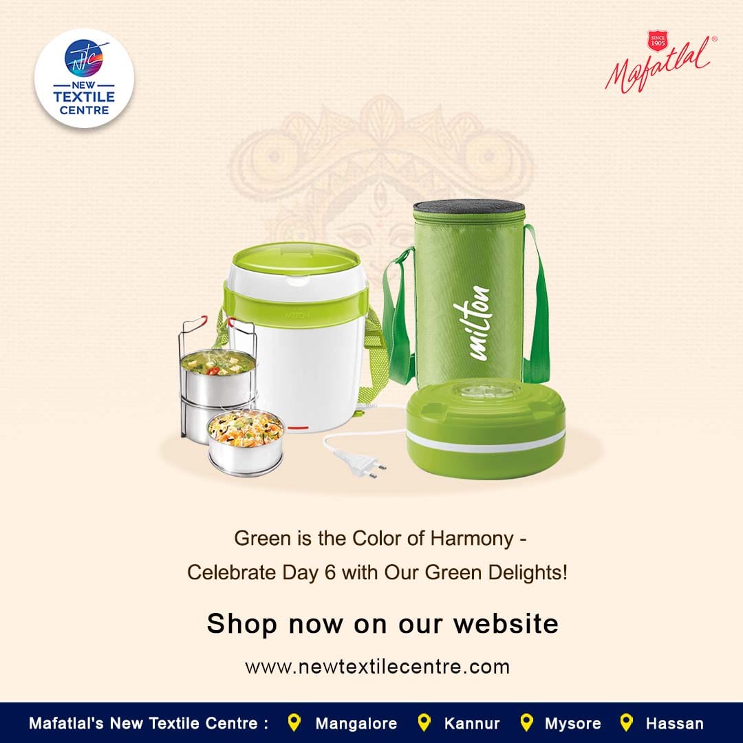 newtextile_here's tweet image. Harmony in green! Embrace the tranquility of Navaratri with our enchanting green products. 

We are located in Mangalore, Hasan , Kannur, Mysore

newtextilecentre.com

#navaratri #festivevibe #festivecolours #greecolour #ntc #newtextilecentre #highqualitymaterials