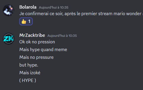 MrZacktribe's tweet photo. Quand tu essaye de motiver @Bolarolive pour un stream en multi...

#NoPresure #MaisUnPeuQuandMeme https://t.co/15ajxmDl8G