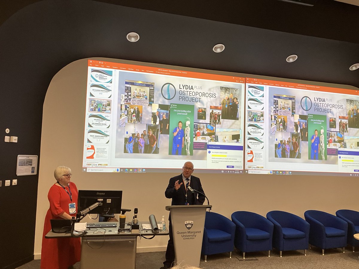 Delighted to  be at Lydia Plus Osteoporosis conference hosted at QMU today by our fantastic Lydia team
