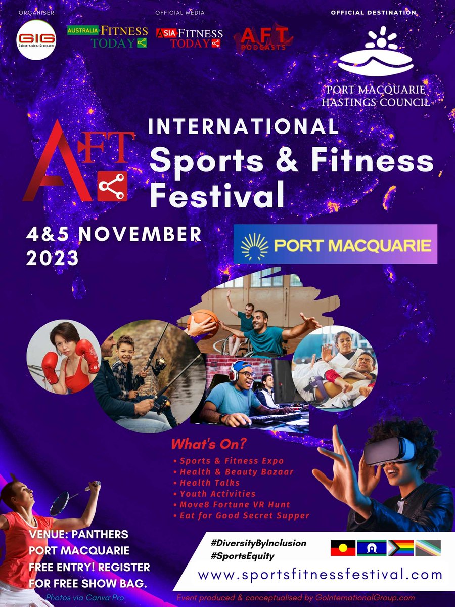 move8movement's tweet photo. Two-days of sporting fun, fitness goodness and health workshops for all. Entry is FREE! https://t.co/3hrT15E3X2