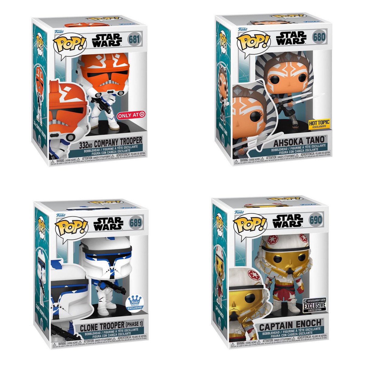 DisTrackers's tweet photo. First look at Ahsoka series exclusives!
.
#Ahsoka #AhsokaTano #StarWars #Funko #FunkoPop #FunkoPopVinyl #Pop #PopVinyl #Collectibles #Collectible #DisTrackers https://t.co/o6nnrTuipf