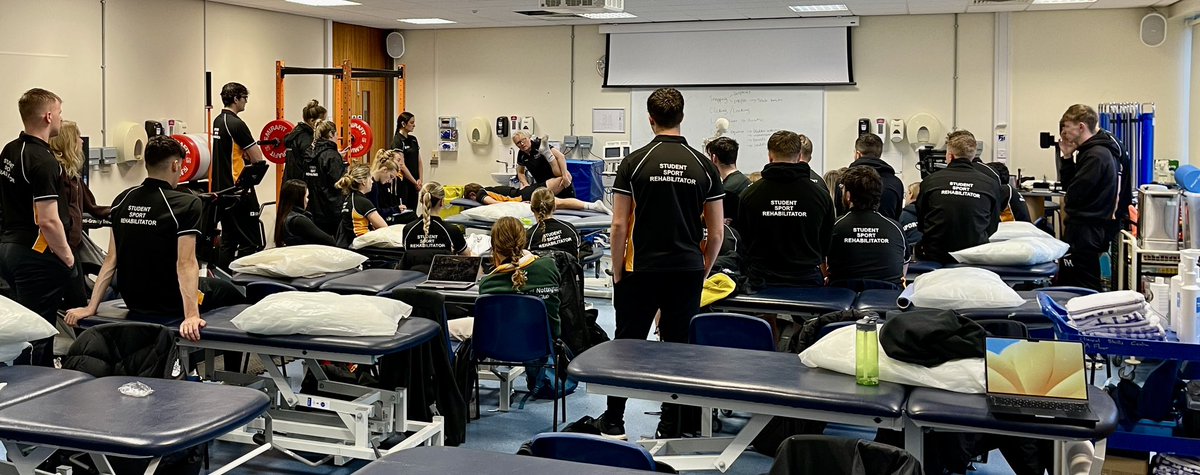 Richard Moss (@mossyrehab) on Twitter photo Year 2 <a href="/BASRaTorg/">BASRaT</a> <a href="/UoNSportRehab/">UoNSportRehab</a> students mastering their hip and groin assessments in the <a href="/UoN_SHS/">UoN Health Sciences</a> <a href="/UoNSkills/">UoN_Clinical Skills</a> this morning including inter cohort peer learning. Year 2 <a href="/BASRaTorg/">BASRaT</a> <a href="/UoNSportRehab/">UoNSportRehab</a> students mastering their hip and groin assessments in the <a href="/UoN_SHS/">UoN Health Sciences</a> <a href="/UoNSkills/">UoN_Clinical Skills</a> this morning including inter cohort peer learning.
