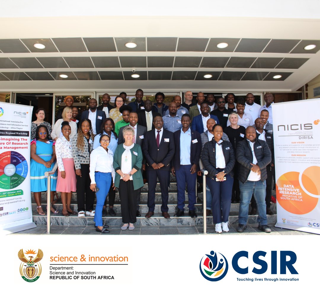 CSIR's tweet image. This week, #TeamCSIR, #IASSIST &amp;amp; #DIRISA hosted a workshop on "Re-imagining the future of Research Data Management" at the @CSIRICC 

For more information about the workshop please visit: iassistdata.org/conferences/ia…