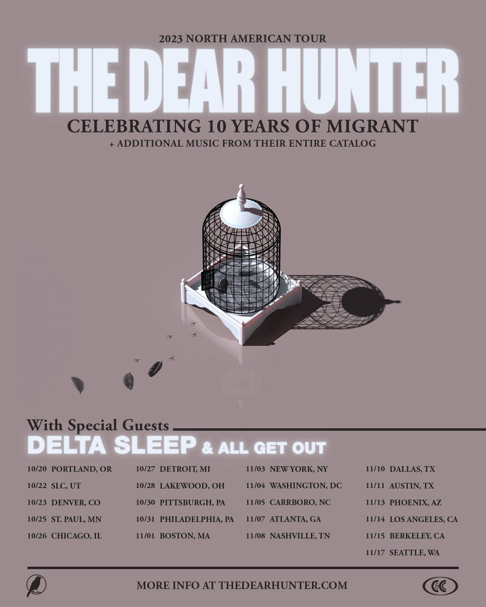 Hello America, Tour starts tonight in Portland 🇺🇸 🔥 Big list of shows with a bigger font? Yes please, right here: tix.to/DeltaSleepTix Show us a good time, thanks!