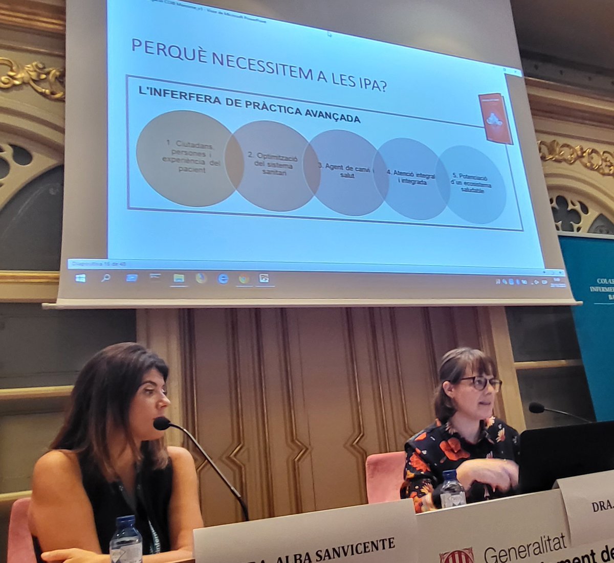 Les infermeres de pràctica avançada: presa de decisions complexes amb alt grau d'autonomia. La Dra. <a href="/sonia__sevilla/">Sonia Sevilla</a>, adjunta a la Gerència de Cures Infermes <a href="/salutcat/">Salut</a>, experta en IPA, amb les infermeres del Maresme <a href="/coib/">coib</a> Moltes gràcies <a href="/lcurell/">Laura Curell🎗</a> per convidar-nos