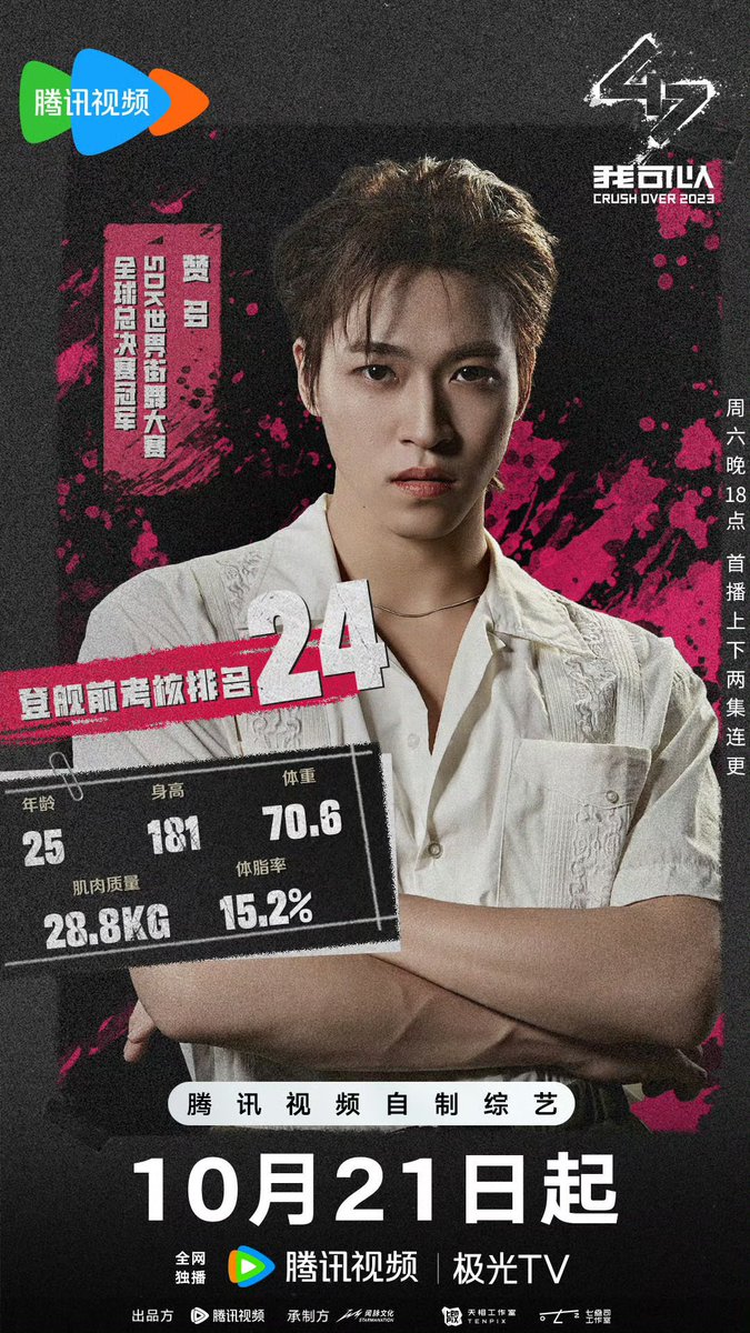 SantaCNFC's tweet photo. 1020 update 

Boarding  test ranking :No.24
Age: 25
Height: 181cm
Weight: 70.4kg
Muscle mass: 28.8kg
Body fat percentage: 15.2%

@santa_zanduo 

Cr.我可以47
#SANTA #サンタ #赞多 https://t.co/DCkNRgXeX1