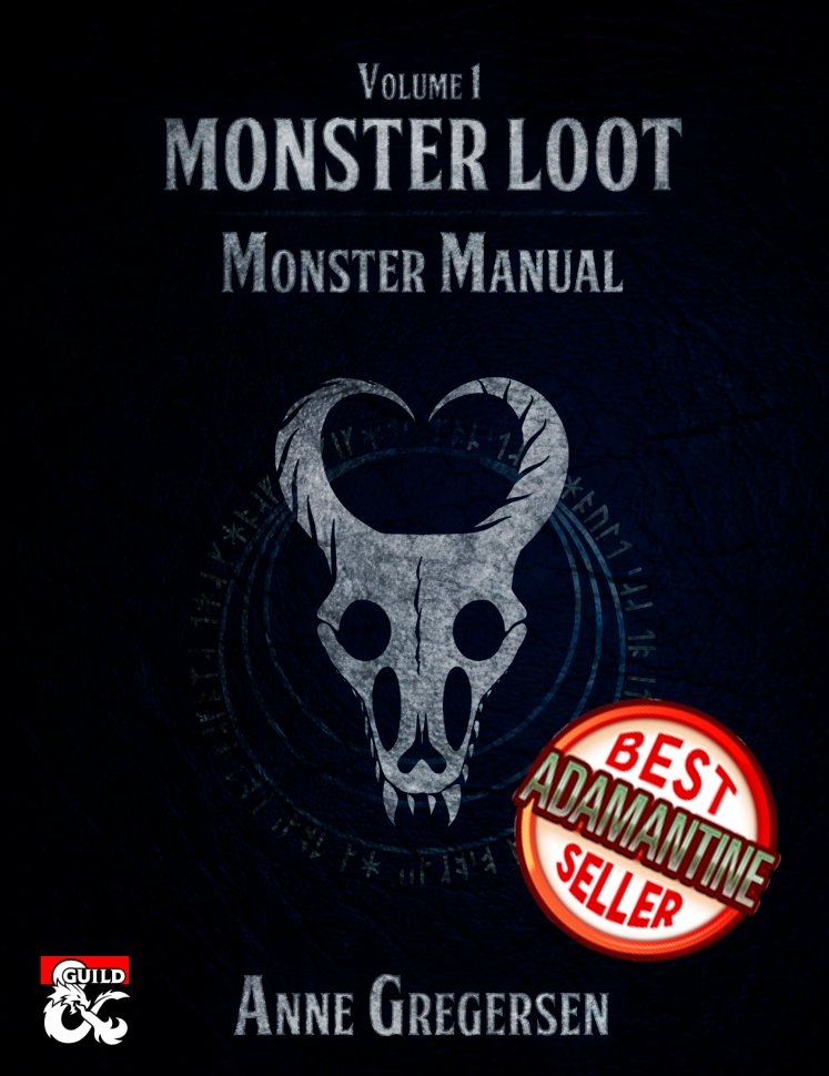 Need unique loot? Look no further! Monster Loot provides guts and glory for #dnd5e adventurers. There's loot for every monster in the official 5e roster 

Check out the bestselling series now! There's a 50% discount on the entire collection!

dmsguild.com/product/275550…