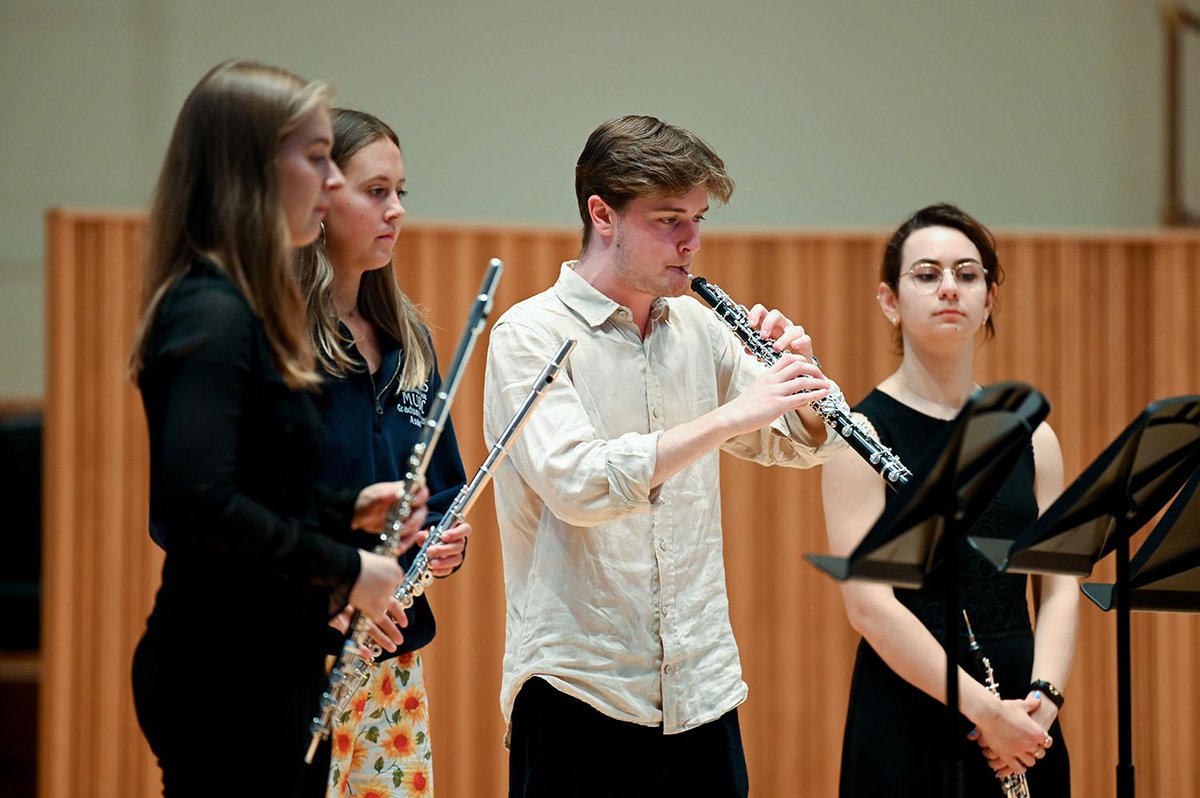 Tonight at 7.30pm: The RCM Wind Ensemble explores music by composers with roots in the beautiful region of Bohemia – spanning present-day Czechia and Hungary – known for its vibrant folkloric traditions. Book now: bit.ly/46CKD6q