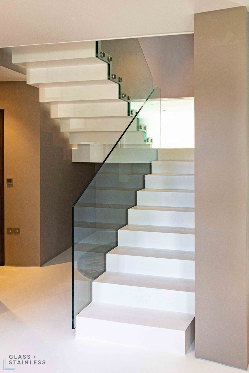 Making the staircase safer with this clean glass solution.