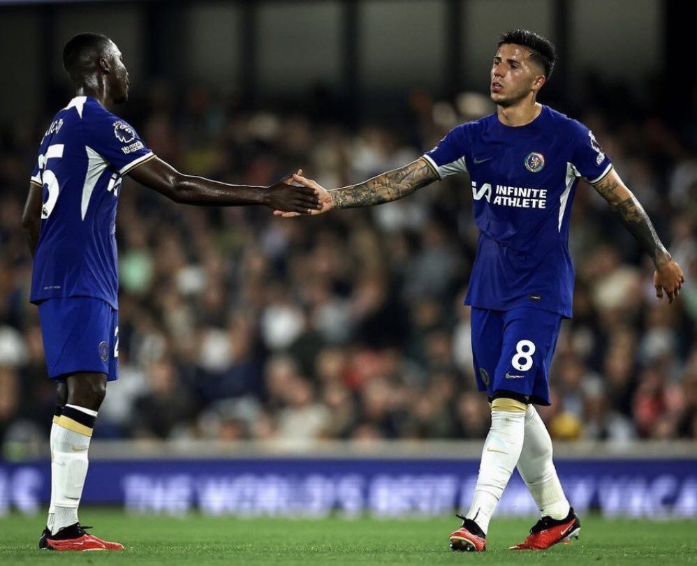 Declan Rice and Thomas Partey will lose the midfield fight against Moises Caicedo and Enzo Fernandez.