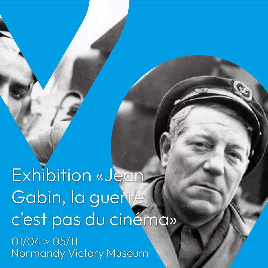 🇫🇷 The Exhibition "La Guerre, c'est pas du Cinéma" in the Normandy Victory Museum pays tribute to the french cinema icon Jean Gabin &amp; his commitments during WWII, when he served as a soldier, fighting in Alsace-Mosele &amp; Royan pocket. 
 
Read more👉 europeremembers.com/events/33/exhi…