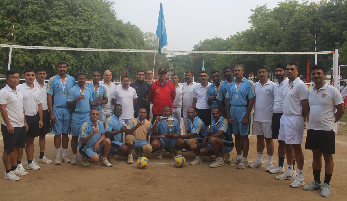NCC_OTA_Kamptee's tweet photo. Esprit de Corps #NeverGiveUp #PositiveCompetitiveSpirit ANOs learning lessons through games. Inter Company Volleyball Competition was conducted for Refresher Course at #NCCOTA(K). Rana Pratap Company emerged as Winners.
@HQ_DG_NCC
@SpokespersonMoD
@PRODefNgp https://t.co/IS1pv5r3yI