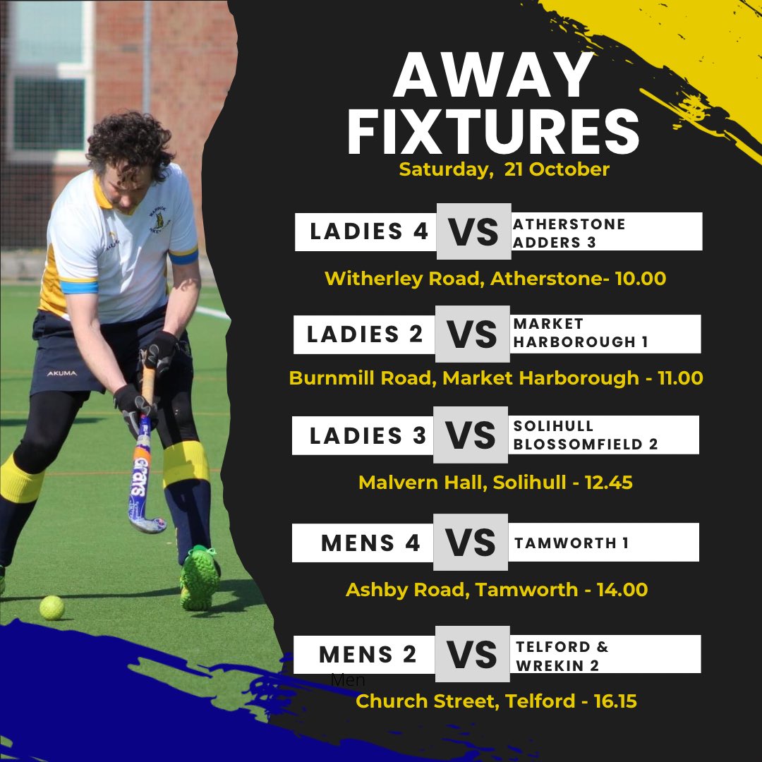 Lots of teams on the road this week but some big games at home to support as well!💙💛
