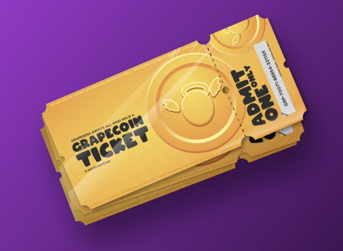 giving out another golden ticket!!!

#Giveaways
#freebies 
<a href="/JoinGrapes/">The GRAPES</a>
@JoinGrapeCoin

you must: 
☑️follow me
☑️like &amp; retweet
☑️Tag 3 Friends

twitter pick in 48 hours!