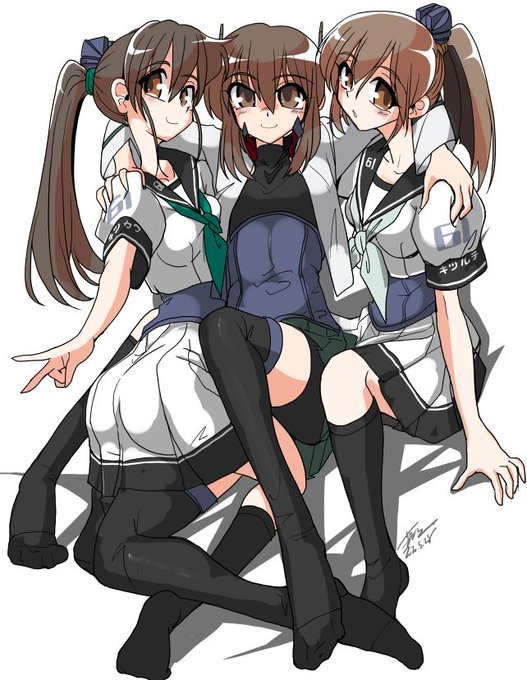 #これを見た人も何か無言で三人組をあげる 