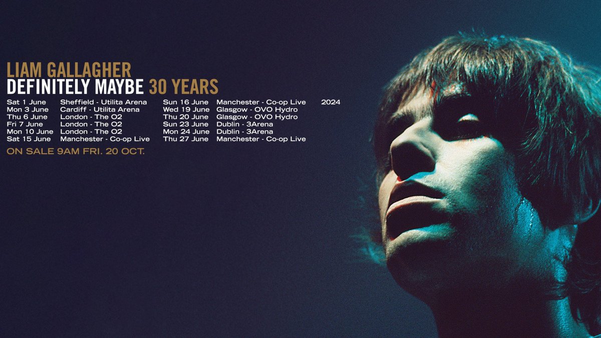 AMTickets_'s tweet photo. 🎟️ Selling Liam Gallagher tickets 🎟 

🏟 6th June 2024 – O2 Arena London
🏟 10th June 2024 – O2 Arena London
🏟 15th June 2024 – Co-op Live Manchester
🏟 16th June 2024 – Co-op Live Manchester
🏟 28th June 2024 – Co-op Live Manchester

*Multiple tiers available* https://t.co/PYViANxkjv