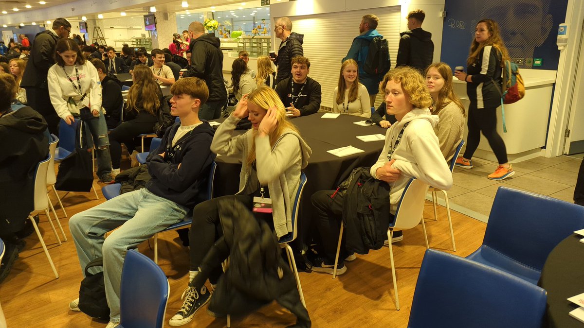BcsDofe's tweet photo. Start of the conference in the Legends lounge overlooking the stadium. 
@BCOldham @CranmerTrust @DofENorth https://t.co/pfJnqhFORf