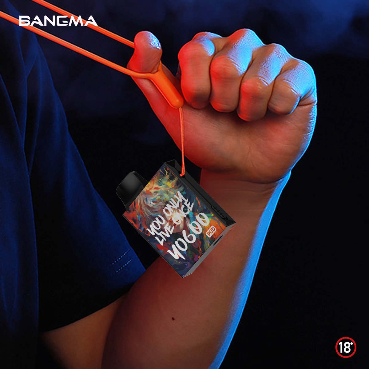 Applied a child clock to keep children from vaping. Slide the button to activate the device, embarking on your vape journey. Bangma YO600 Pod Kit.

Customize your vape brand. Visit us at bangmavape.com
Email: sales@bangmavape.com
WhatsApp/ Phone: +86 17388769549