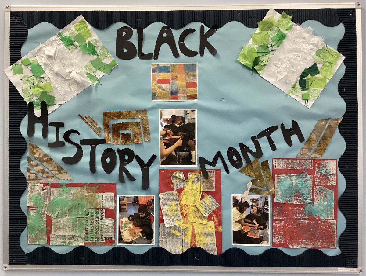 Our Black History Month display! ❤️ #BlackHistoryMonth #display #displayboard #blackhistory #colourfuldisplay