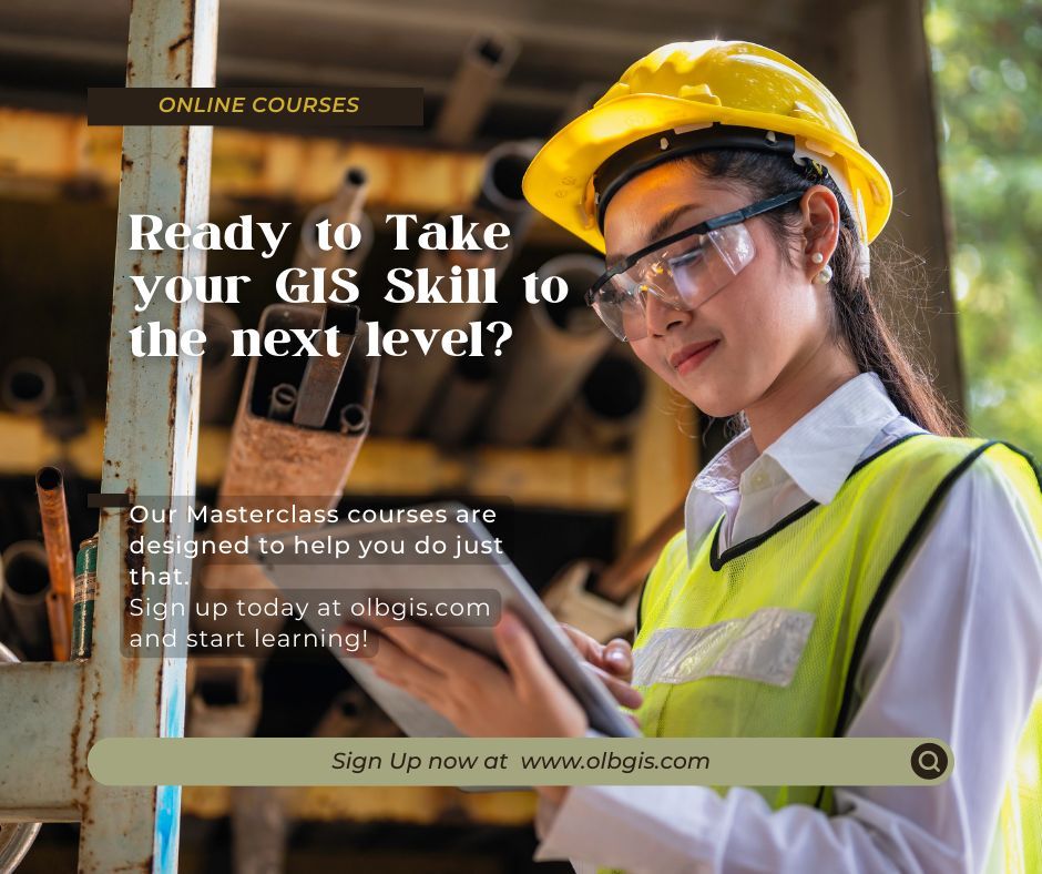 Ready to take your GIS Skill to the next level?
Our Masterclass courses are designed to help you do just that.
Sign Up today at buff.ly/3rLtM2C 
and start learning!