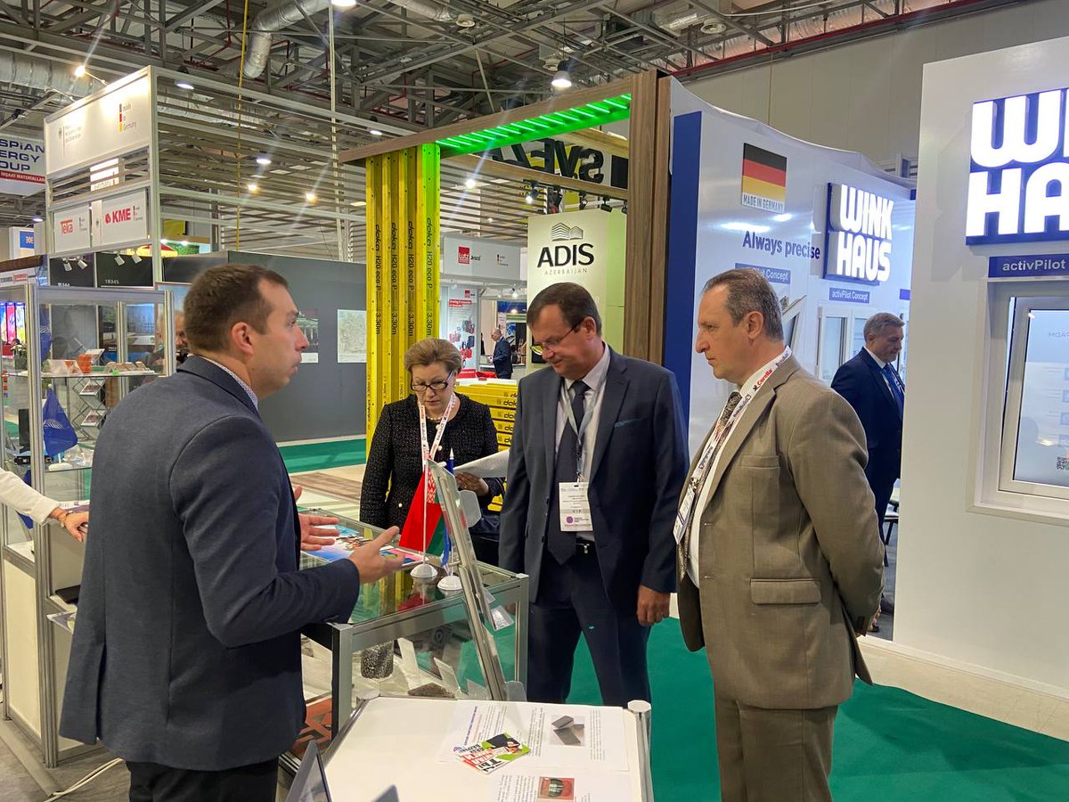 SCST_RB's tweet photo. Белорусские научно-технические разработки представлены на Азербайджанской международной выставке «Строительство»

#ГКНТ #Беларусь #навука #наука #техника #тэхніка #Belarus #SCST #ДКНТ

Больше информации – в нашем Telegram-канале:
https://t.co/V0dzyTu1Tc https://t.co/tLgSE0GVHr