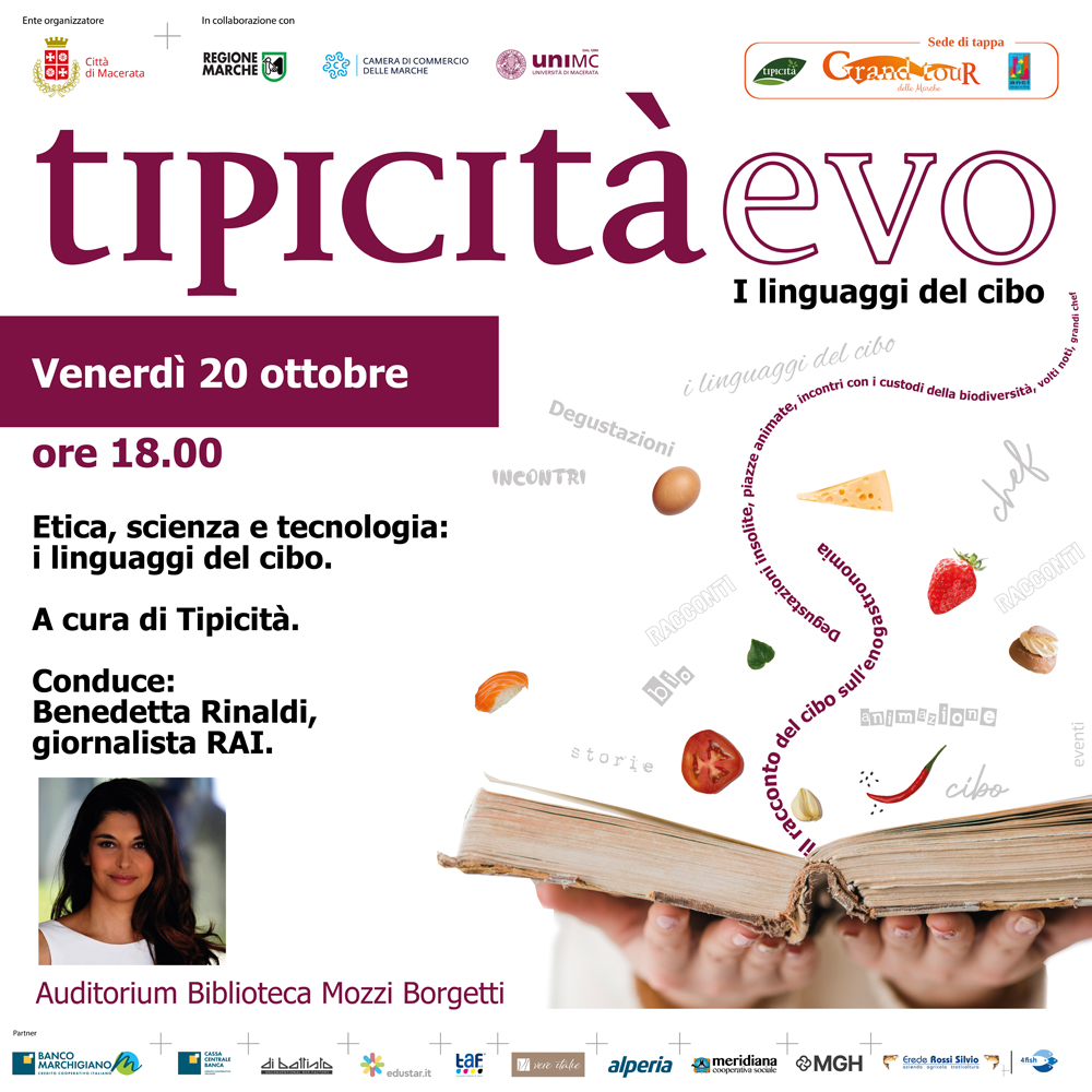 Anche IRBIM a @Tipicita EVO a #Macerata dal 19 al 22 Ottobre per parlare di traiettorie del gusto, tradizioni e innovazioni, conoscenza ed assaggi di tipicità, #speciealiene, umanesimo digitale e fusion tra culture. Domenica 22 'Assaggi alieni' urly.it/3xz2p @CNRsocial_