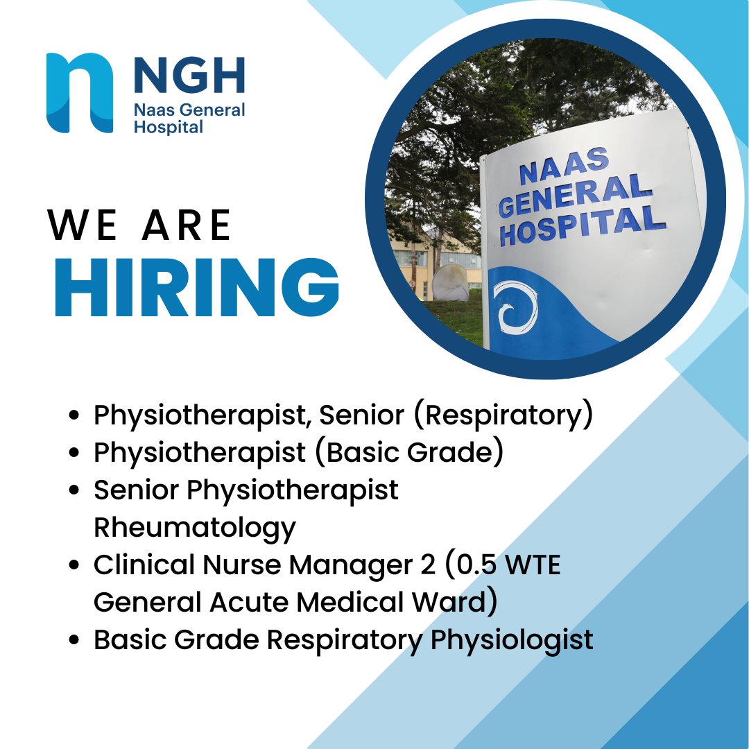 Great opportunities currently available in #healthcarejobs! #NaasGeneralHospital have #vacancies in a number of disciplines across the hospital. For more information and to apply: rezoomo.com/company/naas-g… #jobopportunity #hiring #vacancies #jobfairy #DMHGJobs #opportunities