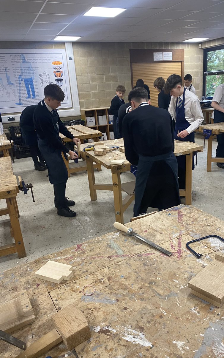 AbersychanDT's tweet photo. Productive Year 10 Product design lesson. Itโs been a while since theyโve used the machines, but 10C remembered their previous skills. ๐๐ผ#multipleskills #workshop #allgo https://t.co/Dny7pk43Ad