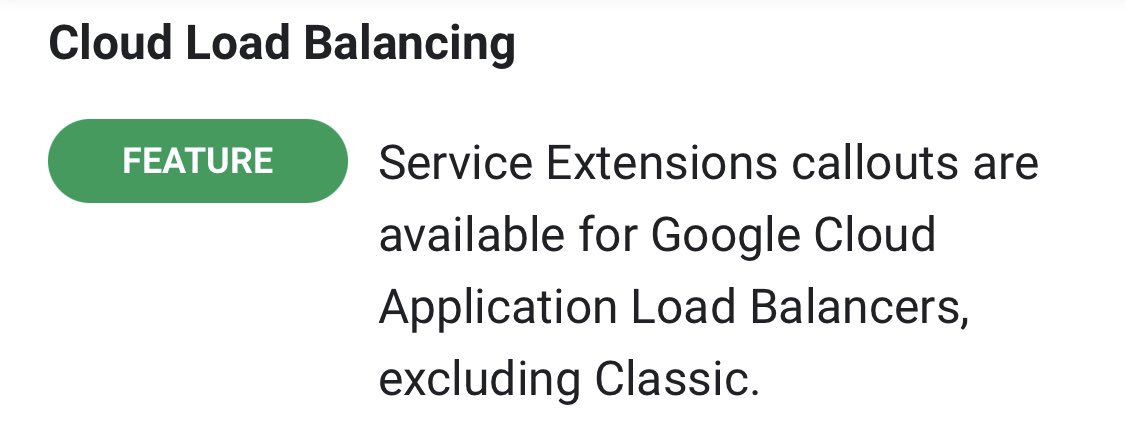 Service extensions call-outs are available for @googlecloud load balancers 😍 The new era of GCP requests/response programmability is here. cloud.google.com/service-extens…