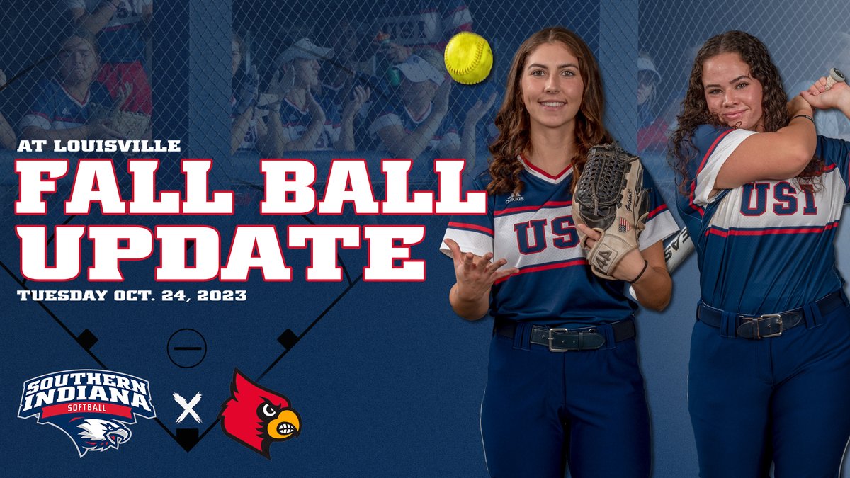 🥎🦅 The fall season is not over yet! @USISOFTBALL has added another exhibition to the fall schedule, as the Screaming Eagles will make the trek east on Tuesday to take on Louisville at 4 p.m. CT. #GoUSIEagles