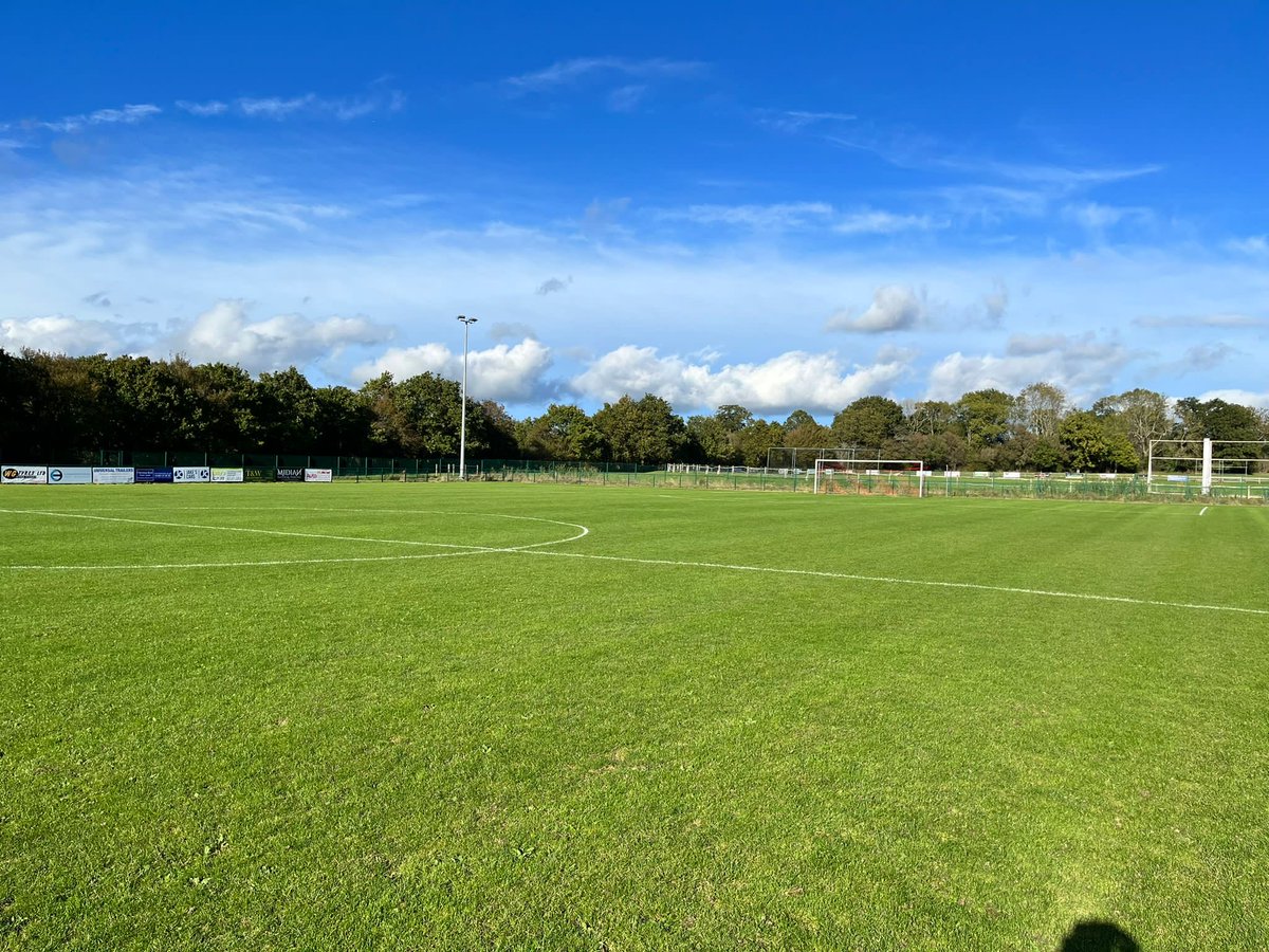 Pitch looking as good as ever for this time of year. Top work by Chairman/Groundsman Kev Tilley.