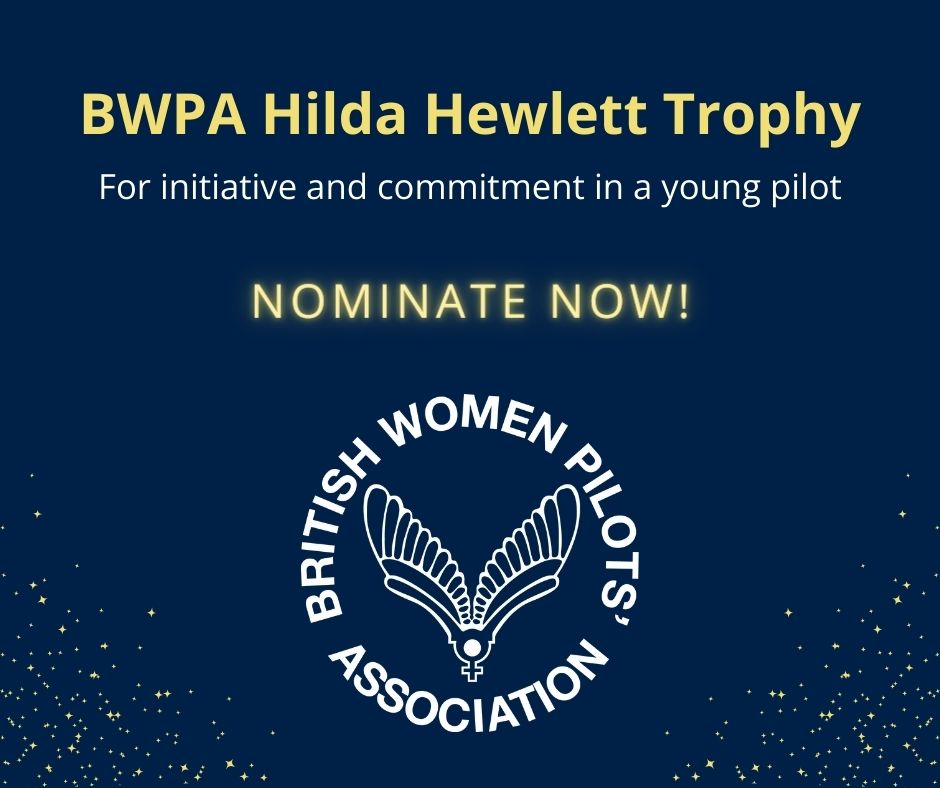 📣Nominations for the 2023 BWPA awards close in one week!
🏆The Hilda Hewlett Trophy recognises initiative &amp; commitment in a young pilot. In 2020, it was awarded to Daisy Bing. Her success has continued, with a recent conditional offer to fly the B737.
➡️ bwpa.co.uk/2023-awards/