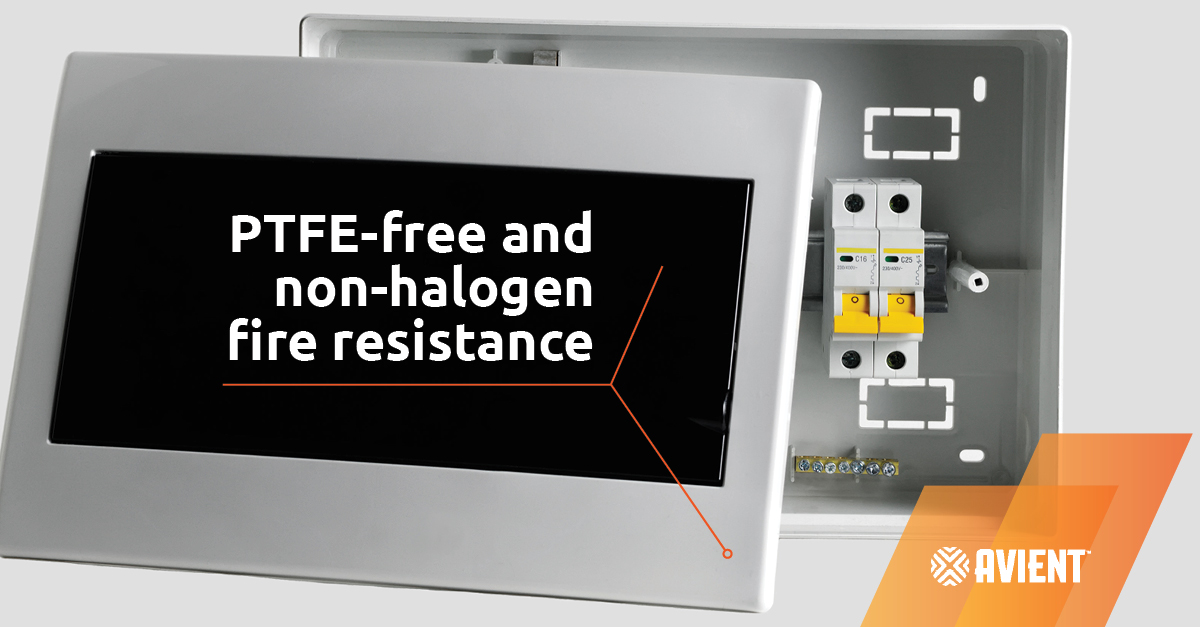 AvientCorp's tweet photo. 👋 Say goodbye to needing #PTFE & halogenated substances to reach #flammability ratings🔥 - and hello to our new Cesa™ Flame Retardant Additives for #polycarbonate E&E products! 🔌🔋Visit our booth B5316 at #Fakuma or click here to learn more: https://t.co/ELDunTLVKk https://t.co/IiDiIAi4rI