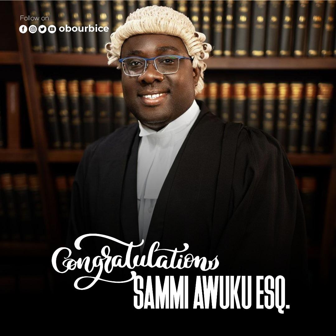 Bice OBOUR Osei Kuffour (@obourbice) on Twitter photo Hard work: check!
Law: check!
Congratulations <a href="/sammiawuku/">Samuel Awuku</a> on the occasion of your call to the Bar. 🥳💃🏾💫✨
My good Brother and Friend, I am super proud of you! Now I can afford to sue my way to the top 😀😅🤣
Cheers 🥂to more checks!
#Sammiawukuesq
#ChangeAgentObour Hard work: check!
Law: check!
Congratulations <a href="/sammiawuku/">Samuel Awuku</a> on the occasion of your call to the Bar. 🥳💃🏾💫✨
My good Brother and Friend, I am super proud of you! Now I can afford to sue my way to the top 😀😅🤣
Cheers 🥂to more checks!
#Sammiawukuesq
#ChangeAgentObour
