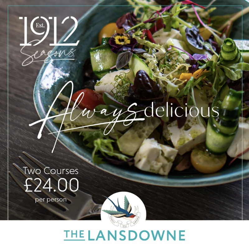 Treat yourself to two decadent courses for just £24 at The Lansdowne Hotel's 1912 Seafood &amp; Steak restaurant. Sponsors of Beachy Head Marathon, find out more and book here: bit.ly/3S21onu