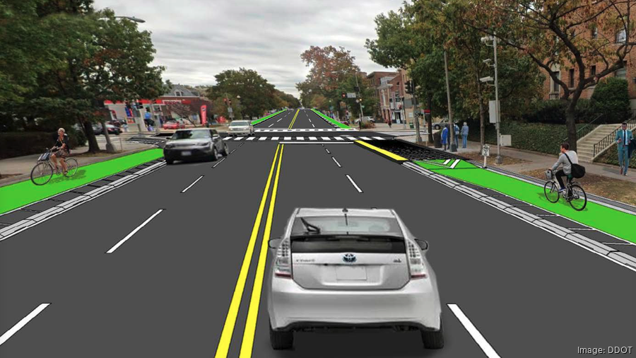 DDOTDCDirector's tweet image. “Our number one priority is the rapid implementation of the Mayor’s 40x24 projects, 40 miles of new protected bike lanes across the District by the end of 2024. We are starting with Connecticut Avenue, and by the end of 2024 the whole protected bike lane will be complete.”