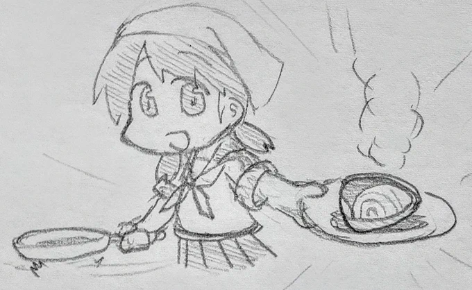 今日のお絵描き ブリっ子白雪と、じゃべりんさん