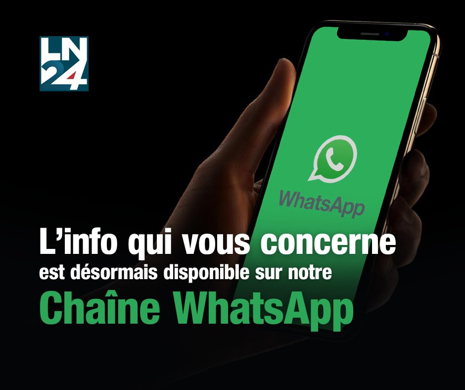 🔴La rédaction de LN24 se mobilise pour vous fournir l’information au plus près de vos habitudes et lance aujourd’hui sa chaîne WhatsApp.
➡️Recevez un condensé de l'actualité belge et internationale en suivant dès maintenant notre chaîne WhatsApp 👇 👇
whatsapp.com/channel/0029Va…