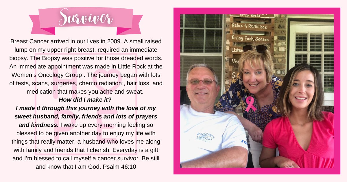 texanabank's tweet photo. October is Breast Cancer Awareness Month. Whether you've just been diagnosed with breast cancer, are a survivor, or have a loved one who's faced this terrible disease. Today we are featuring and sharing Linda Roberts's survivor story! https://t.co/FumeuJsqar