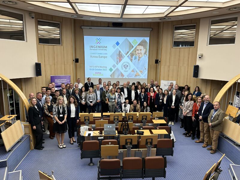 Engaging Europe at the INGENIUM European University event: @Frederiks_Mark (Team Flanders) presented our EUniQ-project &amp; comprehensive QA framework for European Universities. Fruitful discussions on QA within <a href="/ingenium_univ/">ingenium_university</a> #QA #Flanders