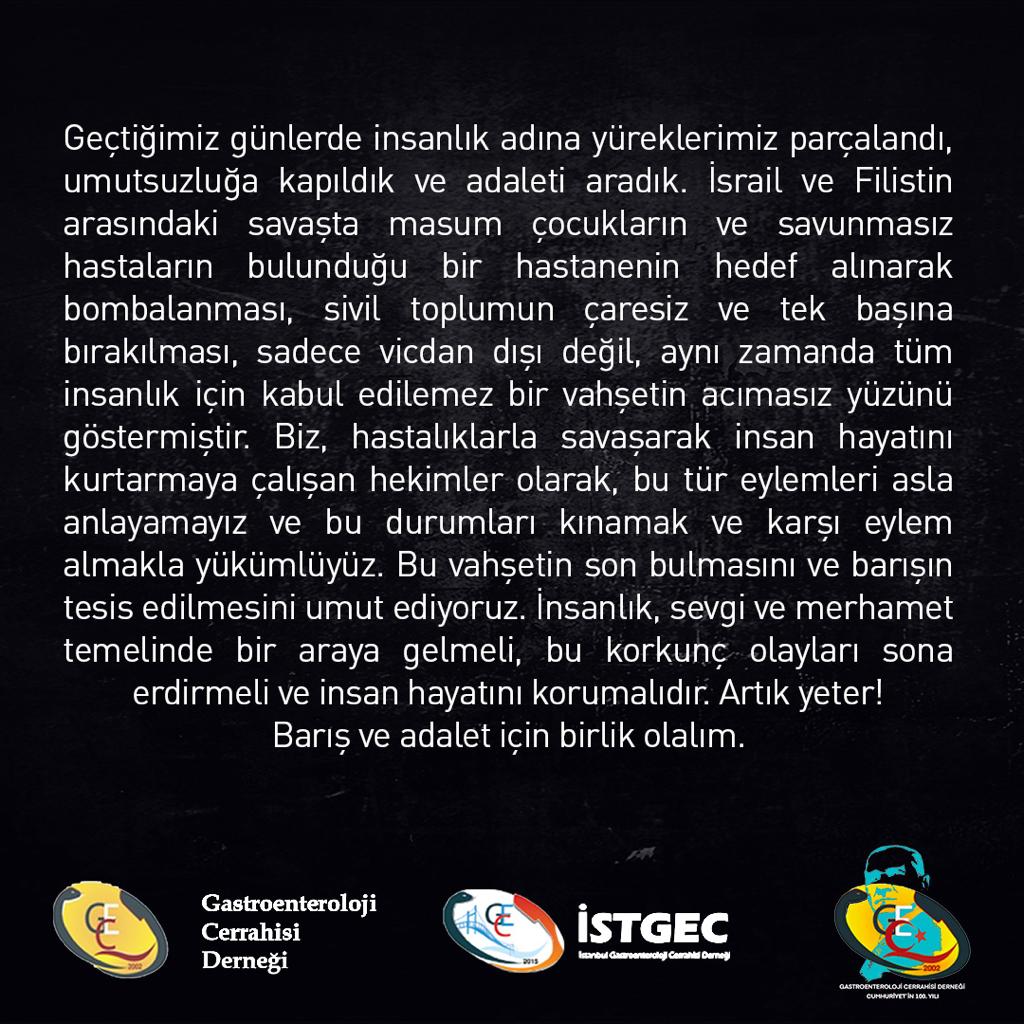 Gastroenteroloji Cerrahisi Derneği tweet media