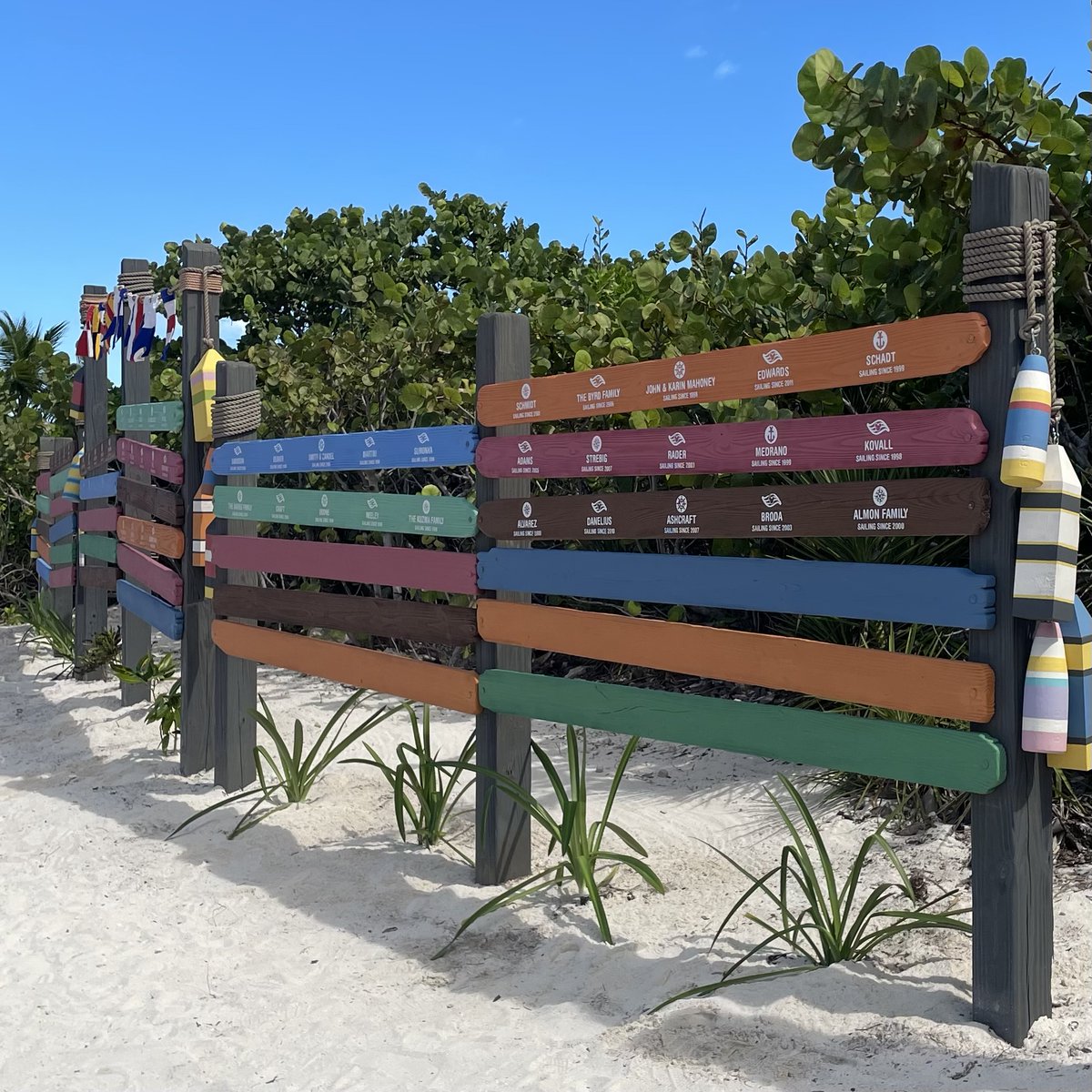 First look! ✨ Castaway Club members are being honored for sailing 50 or more times – find it on Disney Castaway Cay!