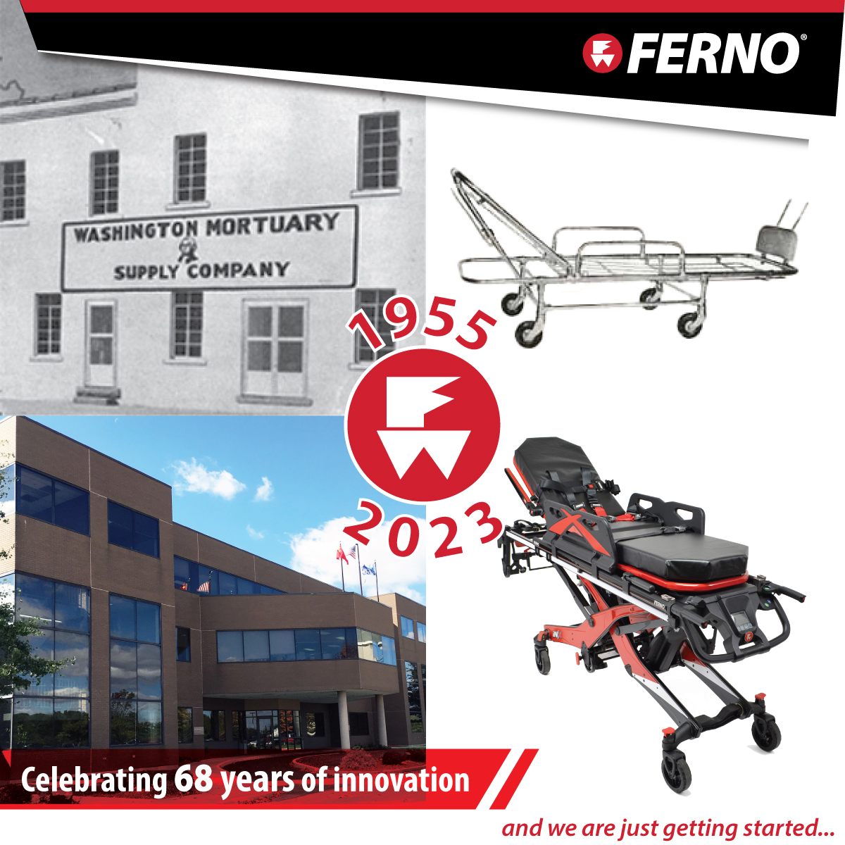 Today, Ferno,  proudly celebrates 68 great years of EMS product innovation 🥳

Thank you to all our customers, 
We cannot thank you enough for your continued and growing support.

The best is yet to come.

History of Ferno 🚨 ferno.com/us/history?hl=…

#FERNO  #RedIsTheWay ❤️